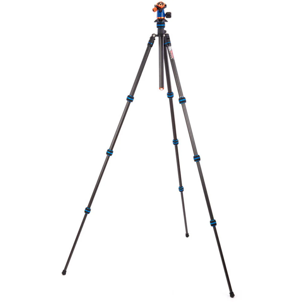 3 Legged Thing Punks Billy 2.0 Carbon Fiber Tripod with AirHed Neo 2.0 Ball Head (Blue) - Image 4