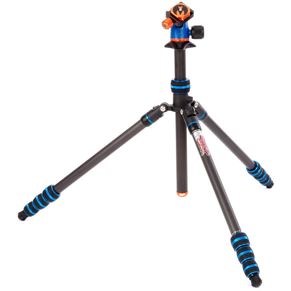 3 Legged Thing Punks Billy 2.0 Carbon Fiber Tripod with AirHed Neo 2.0 Ball Head (Blue) - Image 6