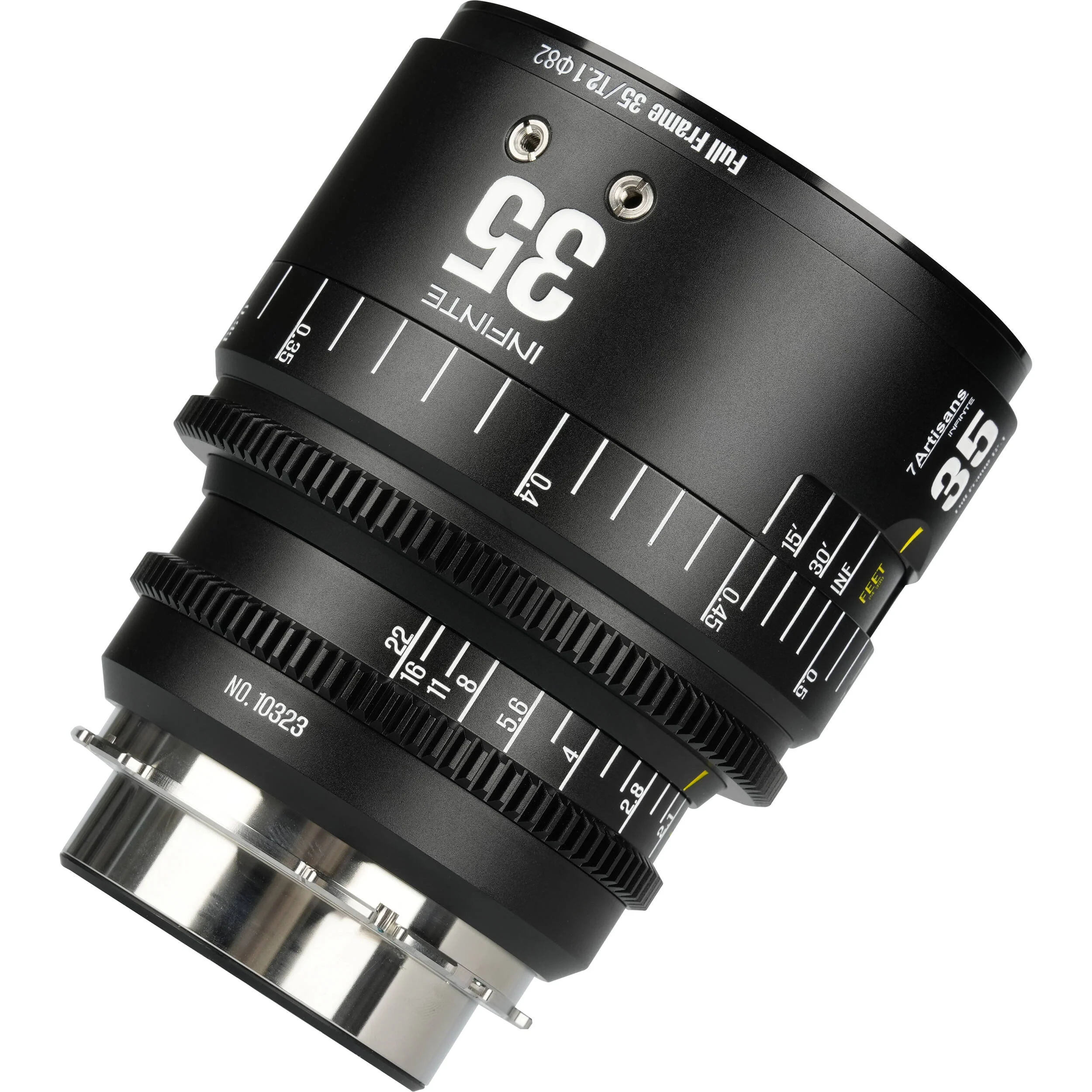 7Artisans INFINTE 35mm T2.1 Cine Lens (Canon EF, Black) - Image 4