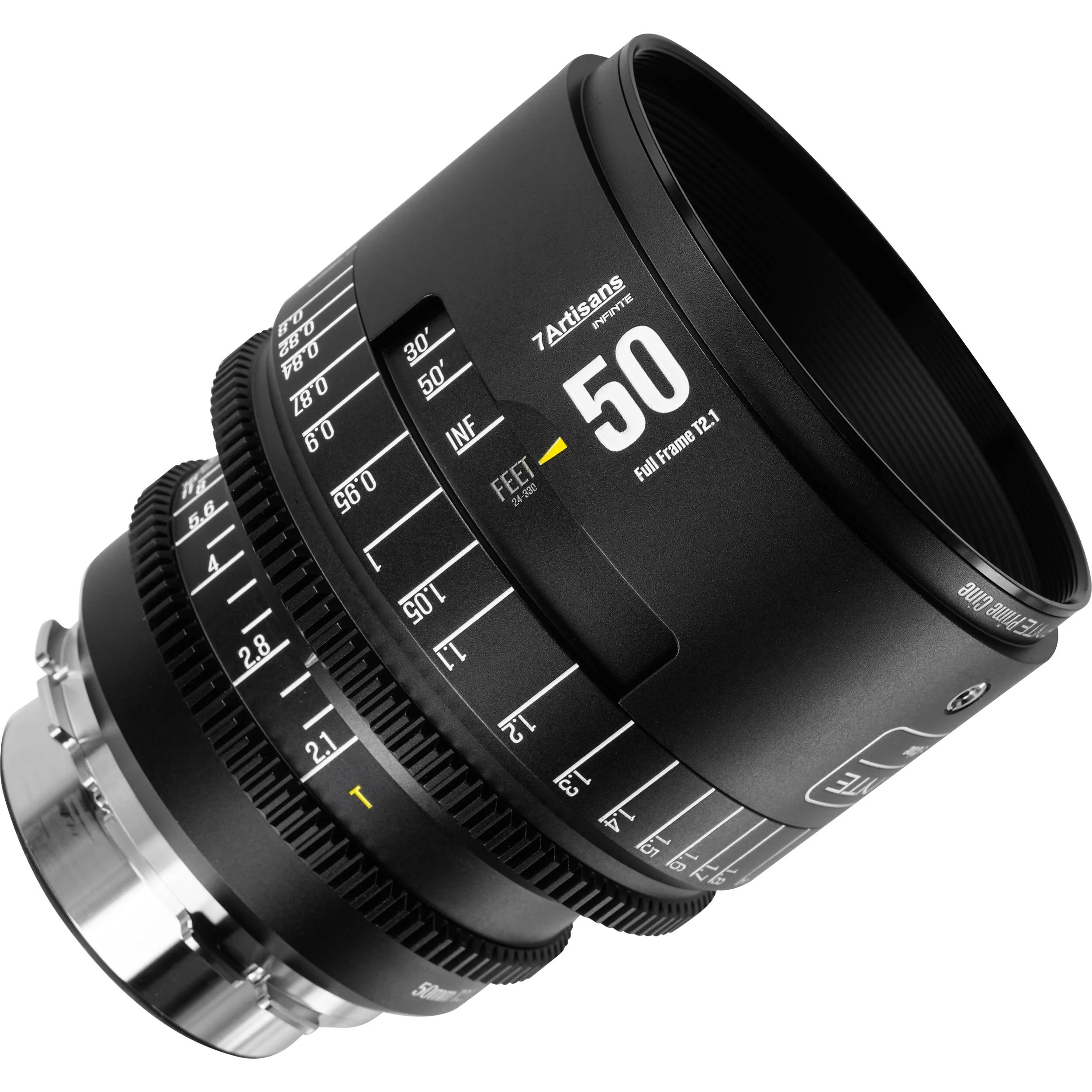 7Artisans INFINTE 50mm T2.1 Cine Lens (Canon EF, Black) - Image 2