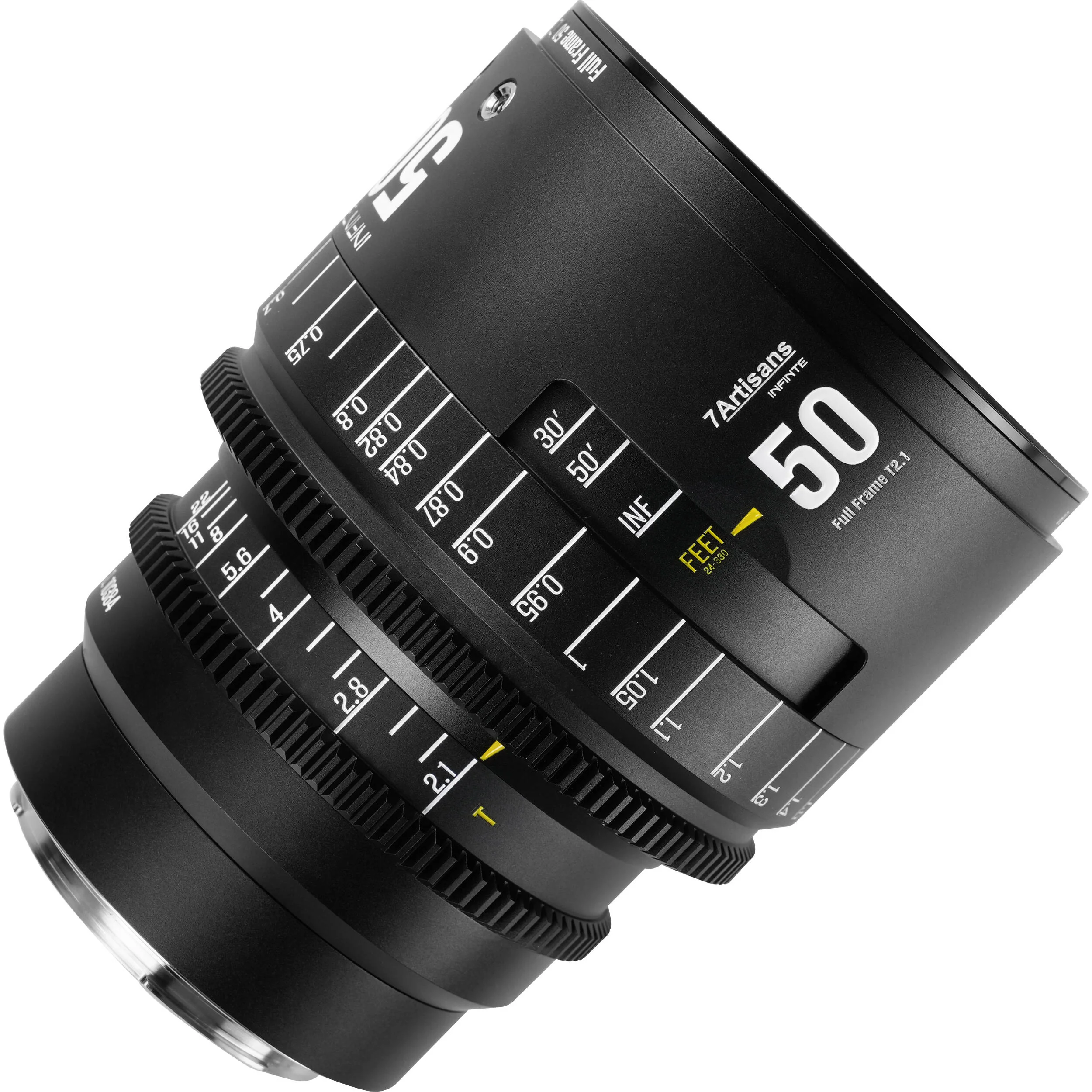 7Artisans INFINTE 50mm T2.1 Cine Lens (Canon EF, Black) - Image 3