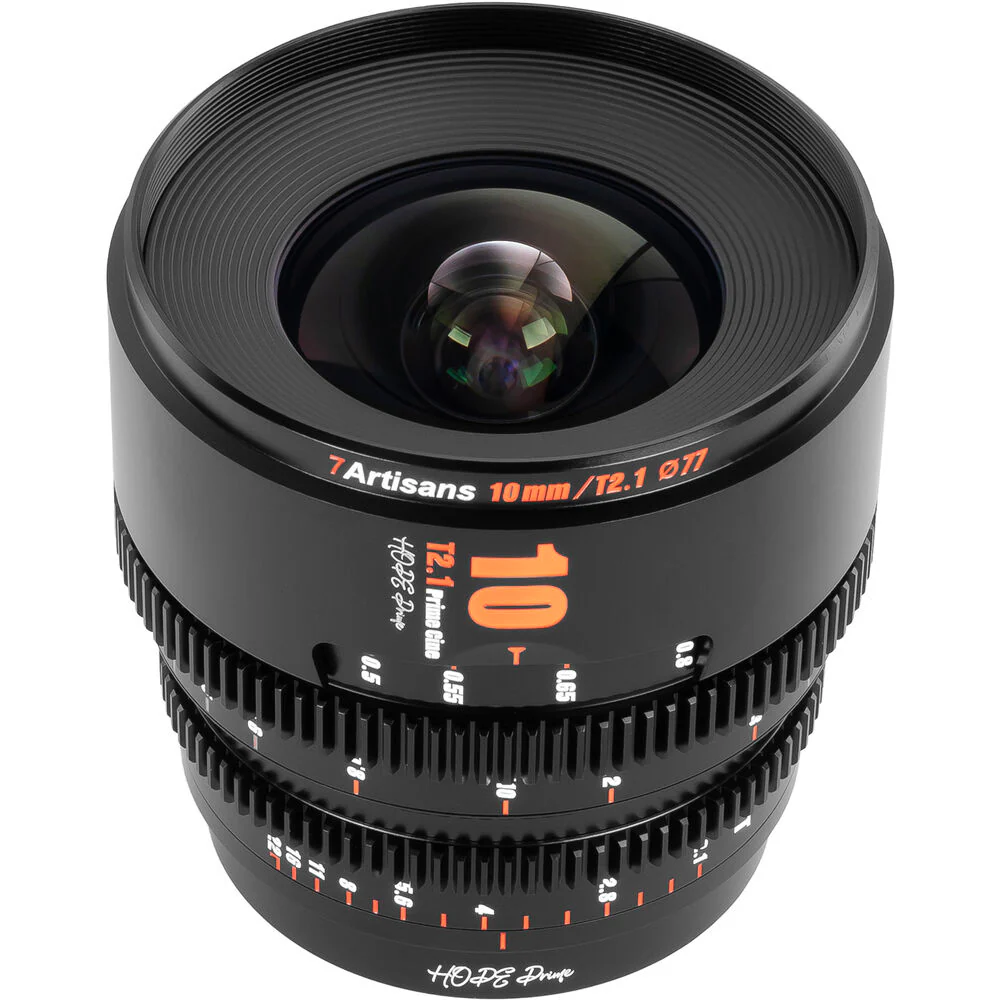 7artisans Photoelectric 10mm T2.1 Hope S35 Cine Lens (Canon RF, Black) - Image 2