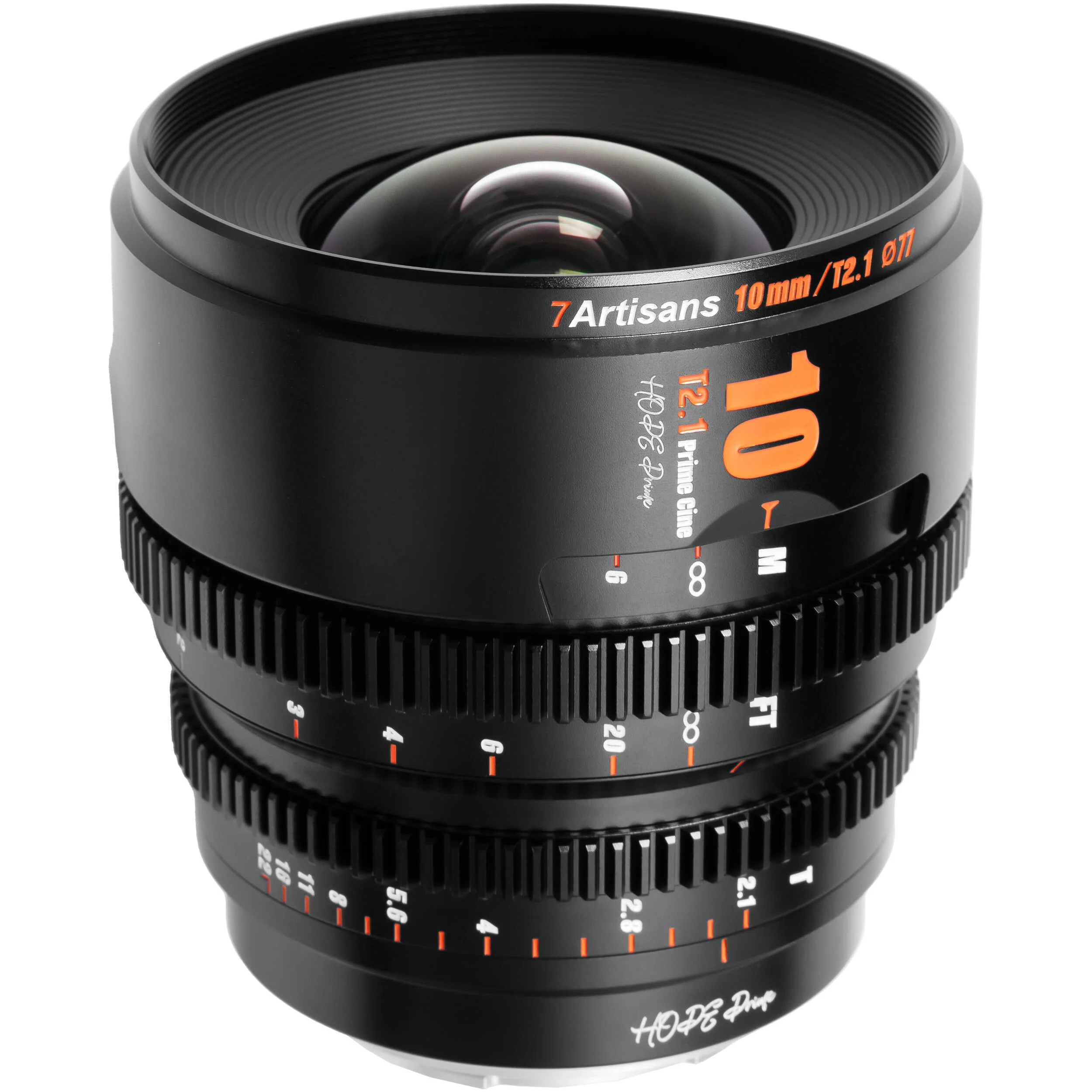 7artisans Photoelectric 10mm T2.1 Hope S35 Cine Lens (Canon RF, Black) - Image 3