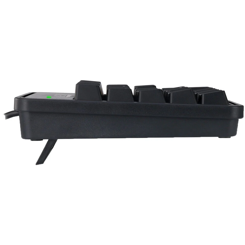 Adesso AKB-600HB 19-Key Mechanical Keypad with 3-Port USB Hub (Black) - Image 4