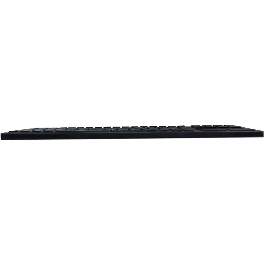 Adesso SlimTouch 270 Antimicrobial Waterproof Touchpad Keyboard (Black) - Image 4