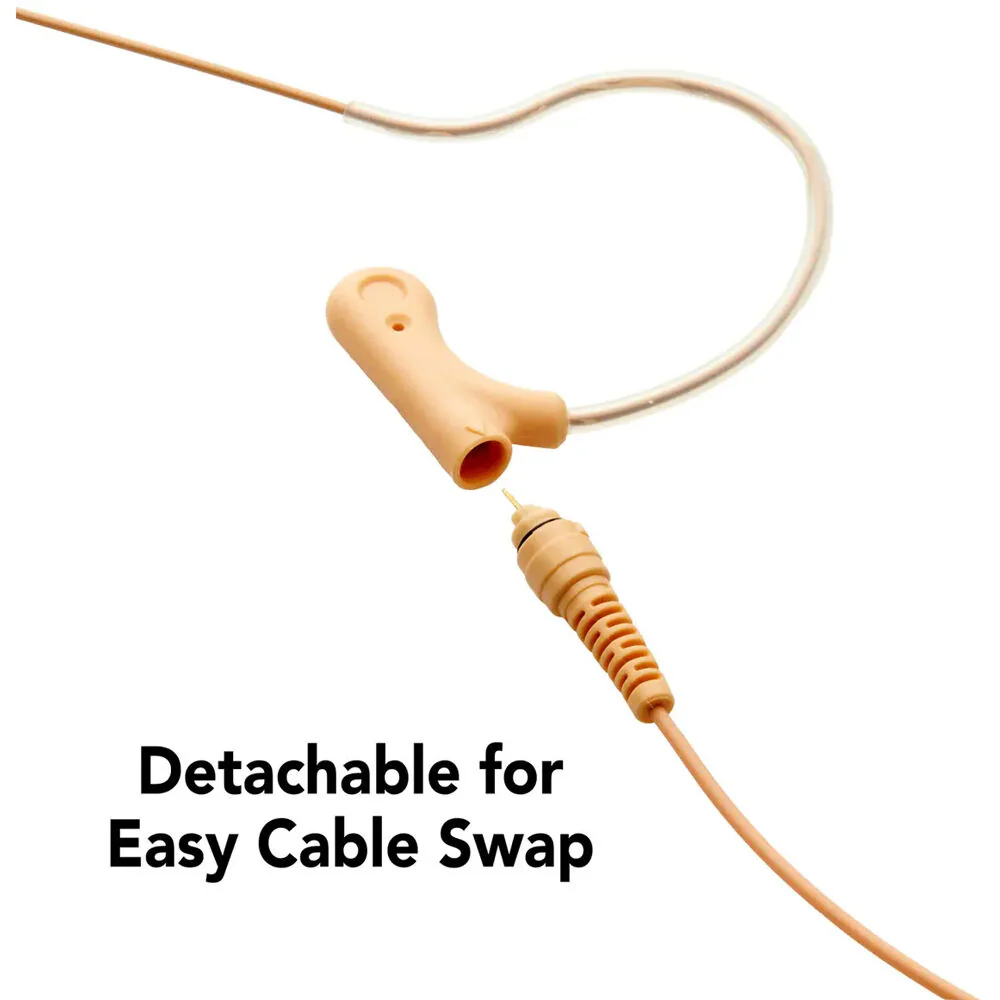 Airwave Technologies HSD-Titanium Single-Ear Headset Microphone (Tan, Shure TA4) - Image 4