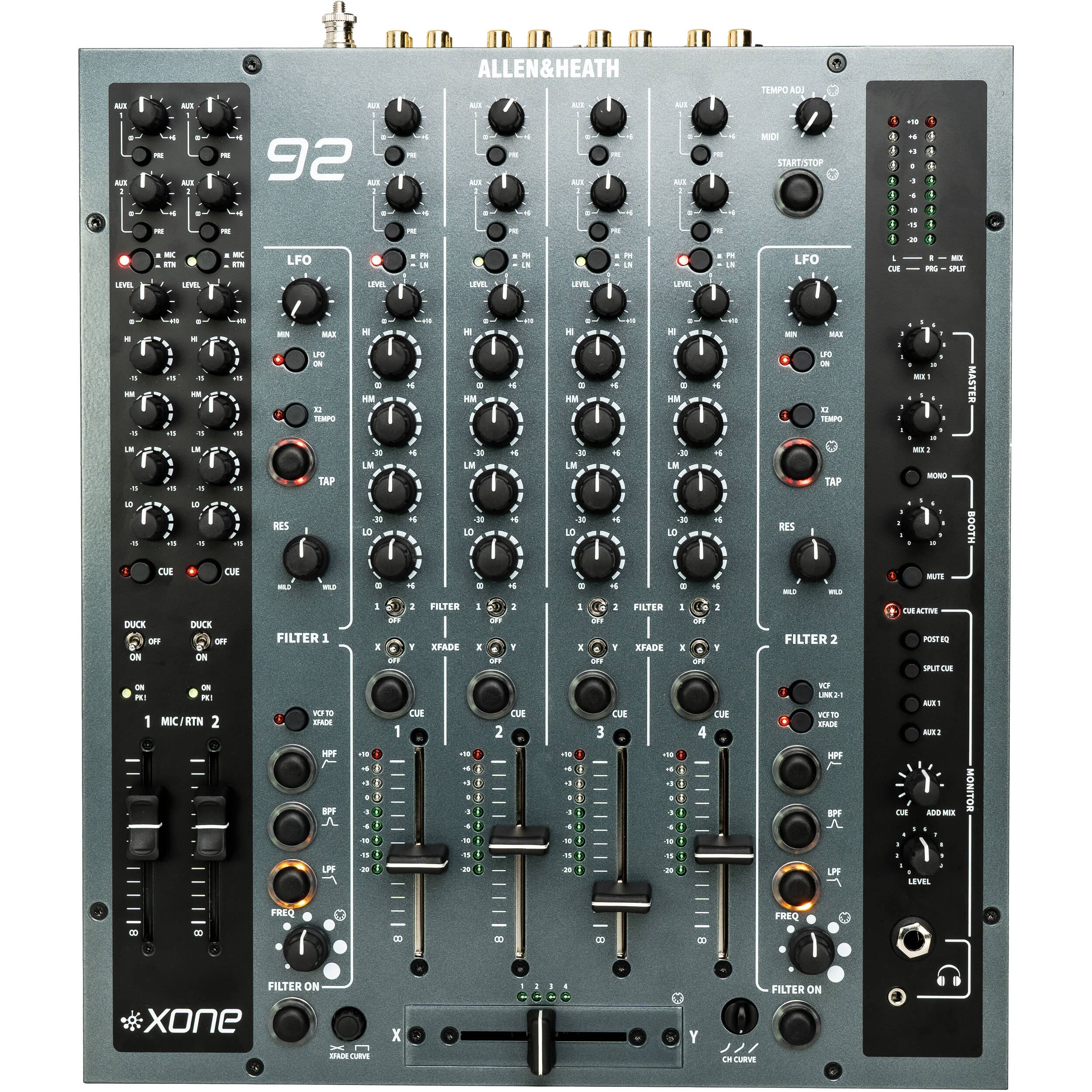 Allen & Heath XONE:92 MK2 Professional 4+2 Channel Analog DJ Mixer - Image 3