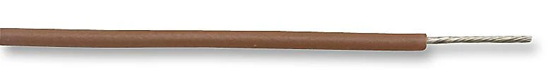 ALPHA WIRE 1853 BR005 Wire, Hook Up MIL-W-16878E/1, PVC, Brown, 26 AWG, 0.142 mm², 100 ft, 30.5 m