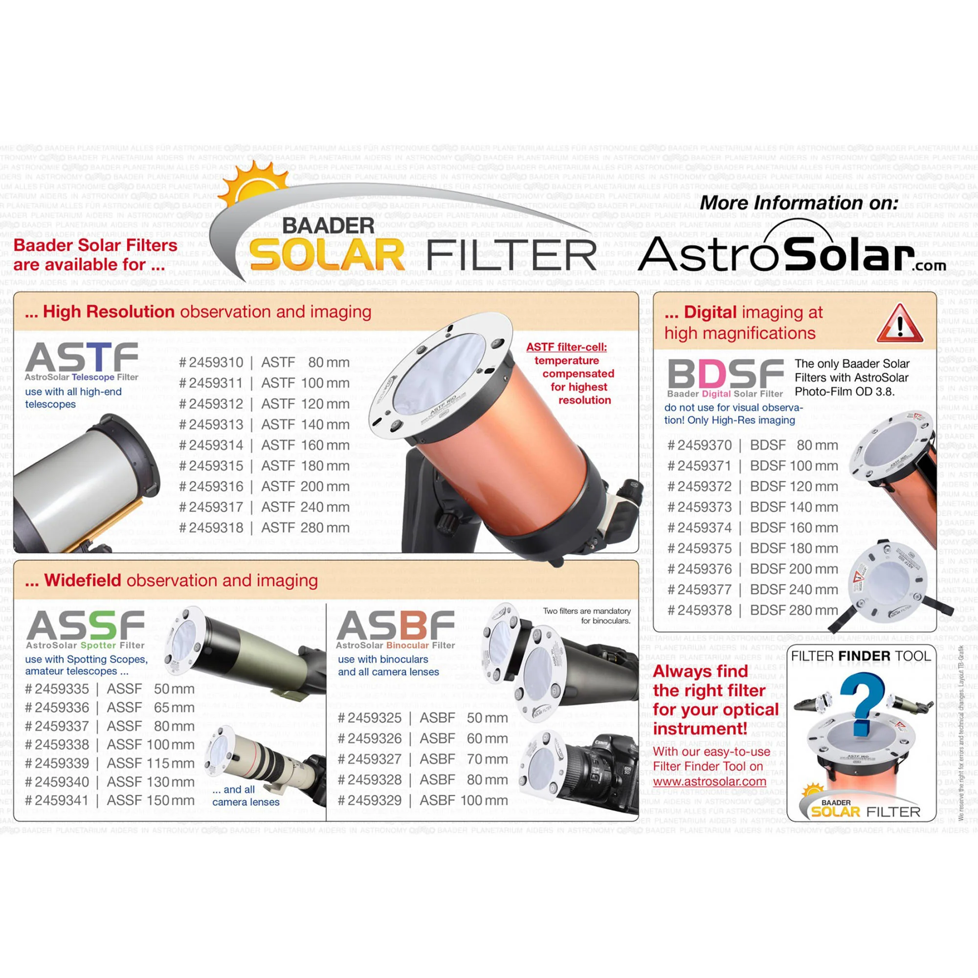 Alpine Astronomical 100mm Baader AstroSolar White-Light Solar Filter for Spotting Scopes, Telescopes and Lenses - Image 5