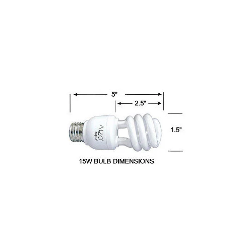ALZO Joyous Light Full Spectrum CFL Light Bulb (15W, 120V) - Image 2