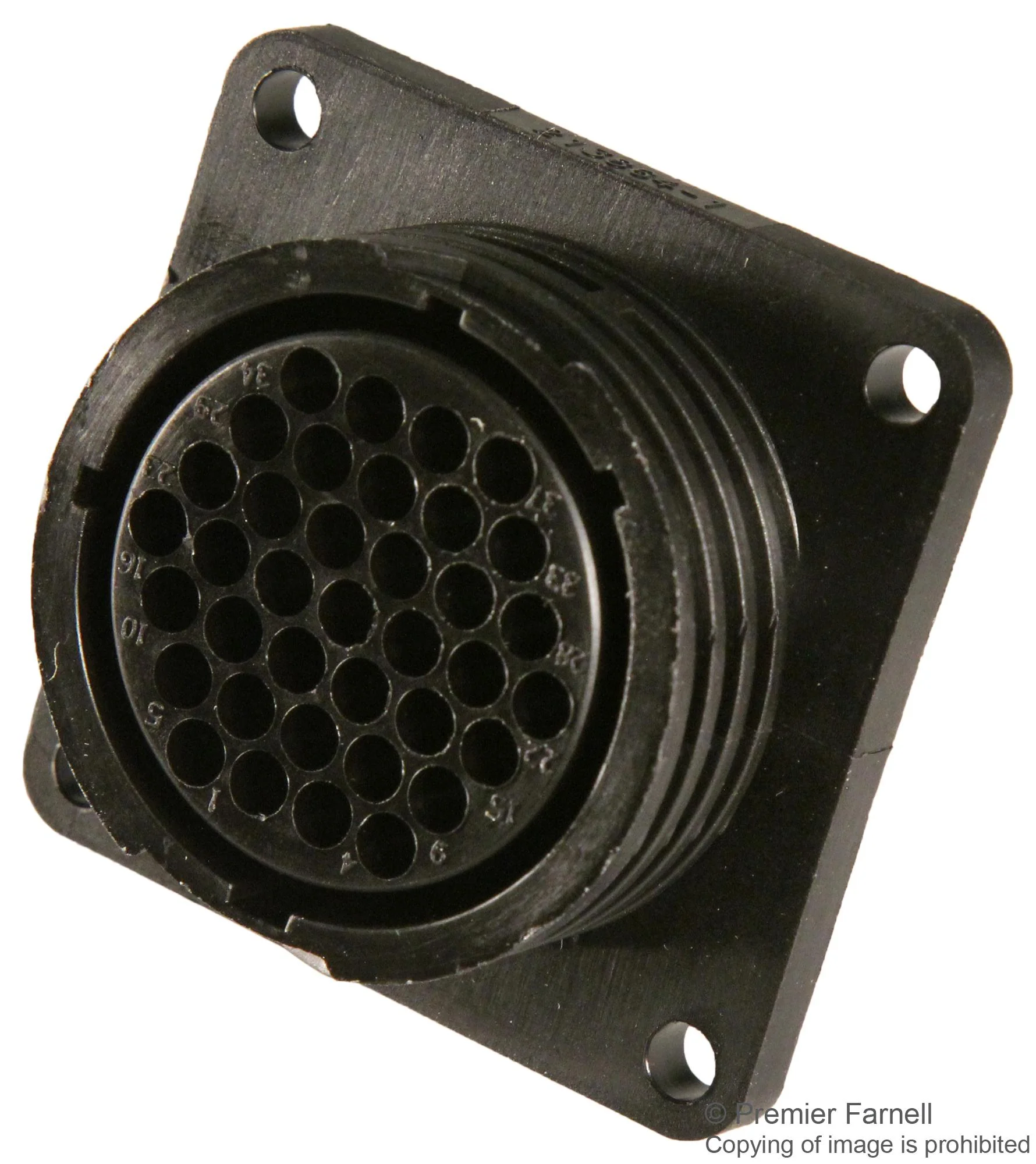 AMP - TE CONNECTIVITY 213864-1. CIRCULAR CONN, RCPT, 37POS, CRIMP - Image 2