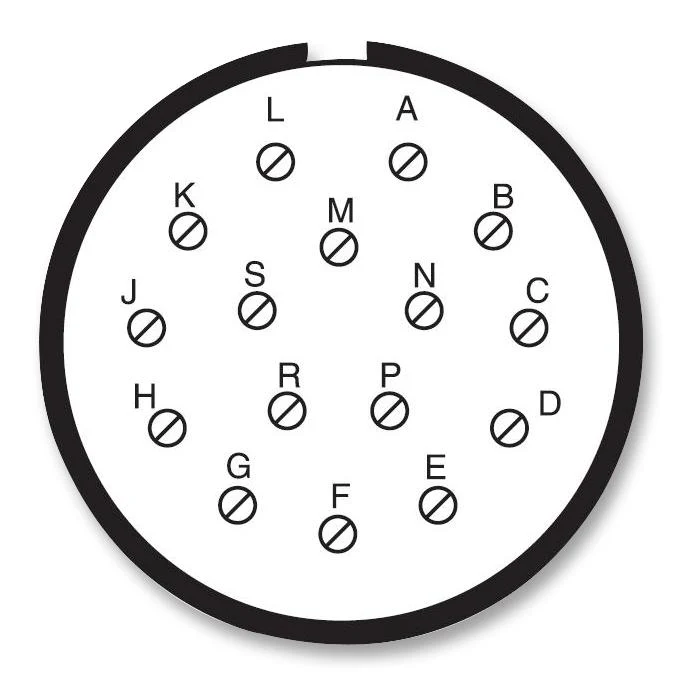 AMPHENOL AEROSPACE D38999/26JG16BN Circular Connector, MIL-DTL-38999 Series III, DS38999/26 Series, Straight Plug, 16 Contacts - Image 2
