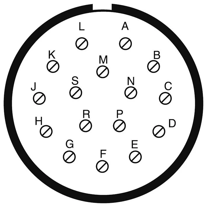 AMPHENOL AEROSPACE D38999/26MG16SA-LC Circular Connector, MIL-DTL-38999 Series III, DS38999/26 Series, Straight Plug, 16 Contacts - Image 2