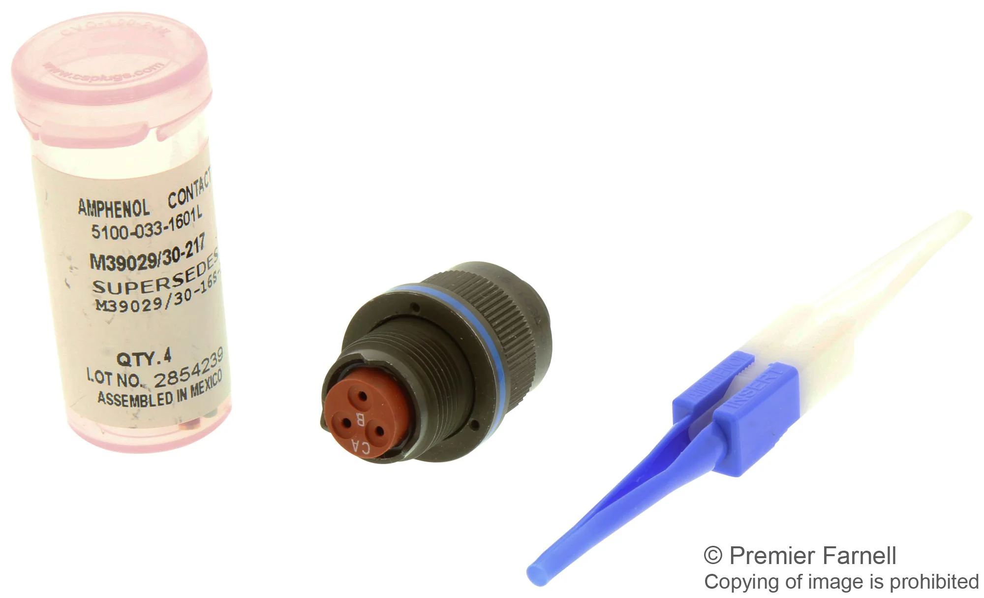 AMPHENOL AEROSPACE MS3456W10SL-3S CIRCULAR CONNECTOR, PLUG, 10SL-3, CABLE