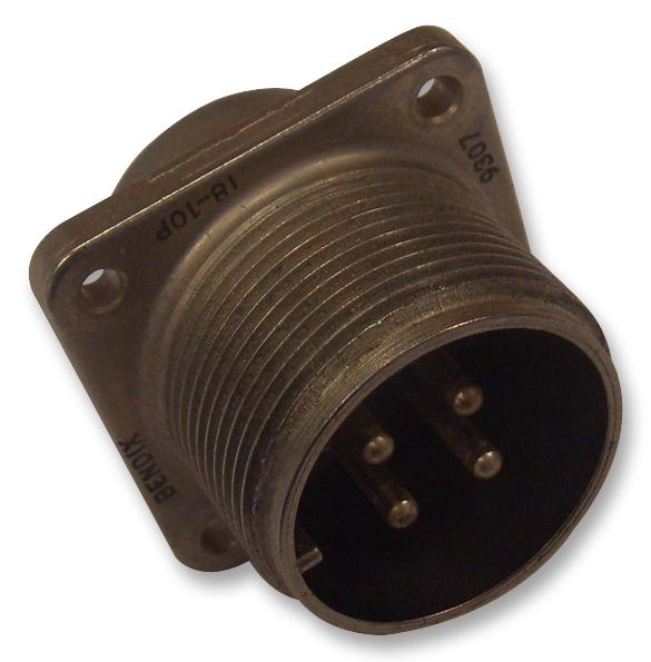 AMPHENOL INDUSTRIAL ACC02E20-19S Circular Connector, ACC Series, MIL-DTL-5015 Series, Box Mount Receptacle, 3 Contacts, Crimp Socket