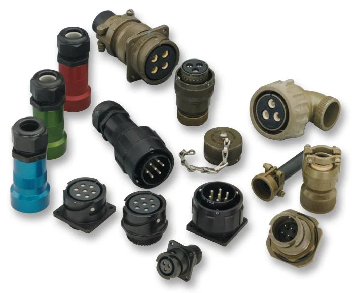 AMPHENOL INDUSTRIAL AIT1-16S-8PS Circular Connector, AIT Series, MIL-DTL-5015 Series, Cable Mount Receptacle, 5 Contacts, Solder Pin