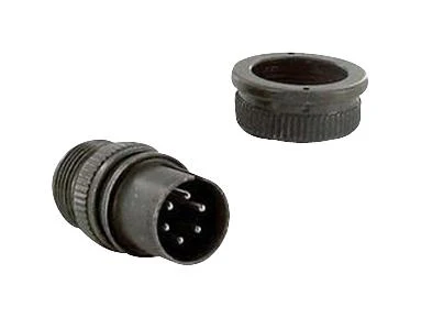 AMPHENOL INDUSTRIAL AIT6-28-6PS Circular Connector, AIT Series, MIL-DTL-5015 Series, Straight Plug, 3 Contacts, Solder Pin