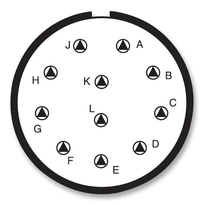 AMPHENOL INDUSTRIAL D38999/26JG11AN Circular Connector, MIL-DTL-38999 Series III, DS38999/26 Series, Straight Plug, 11 Contacts - Image 2