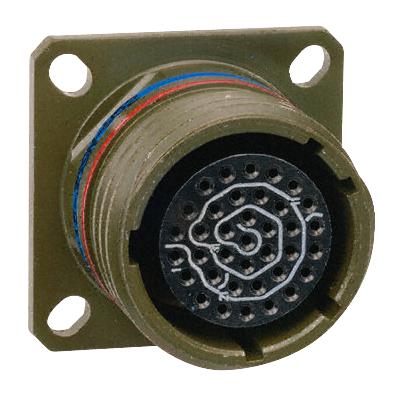 Amphenol LTD D38999/20FJ29SB-LC D38999/20FJ29SB-LC Circular Connector MIL-DTL-38999 Series III Wall Mount Receptacle 29 Contacts