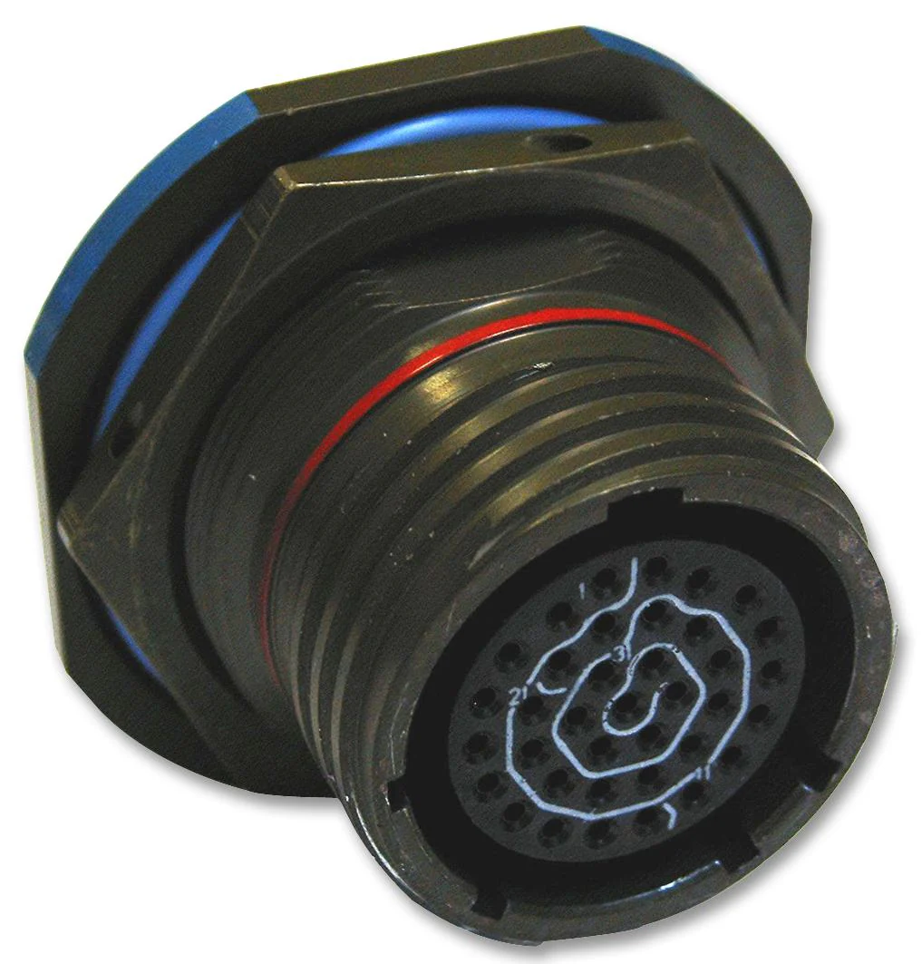 AMPHENOL LTD D38999/24WJ4SD Circular Connector, MIL-DTL-38999 Series III, DS38999/24 Series, Jam Nut Receptacle, 56 Contacts