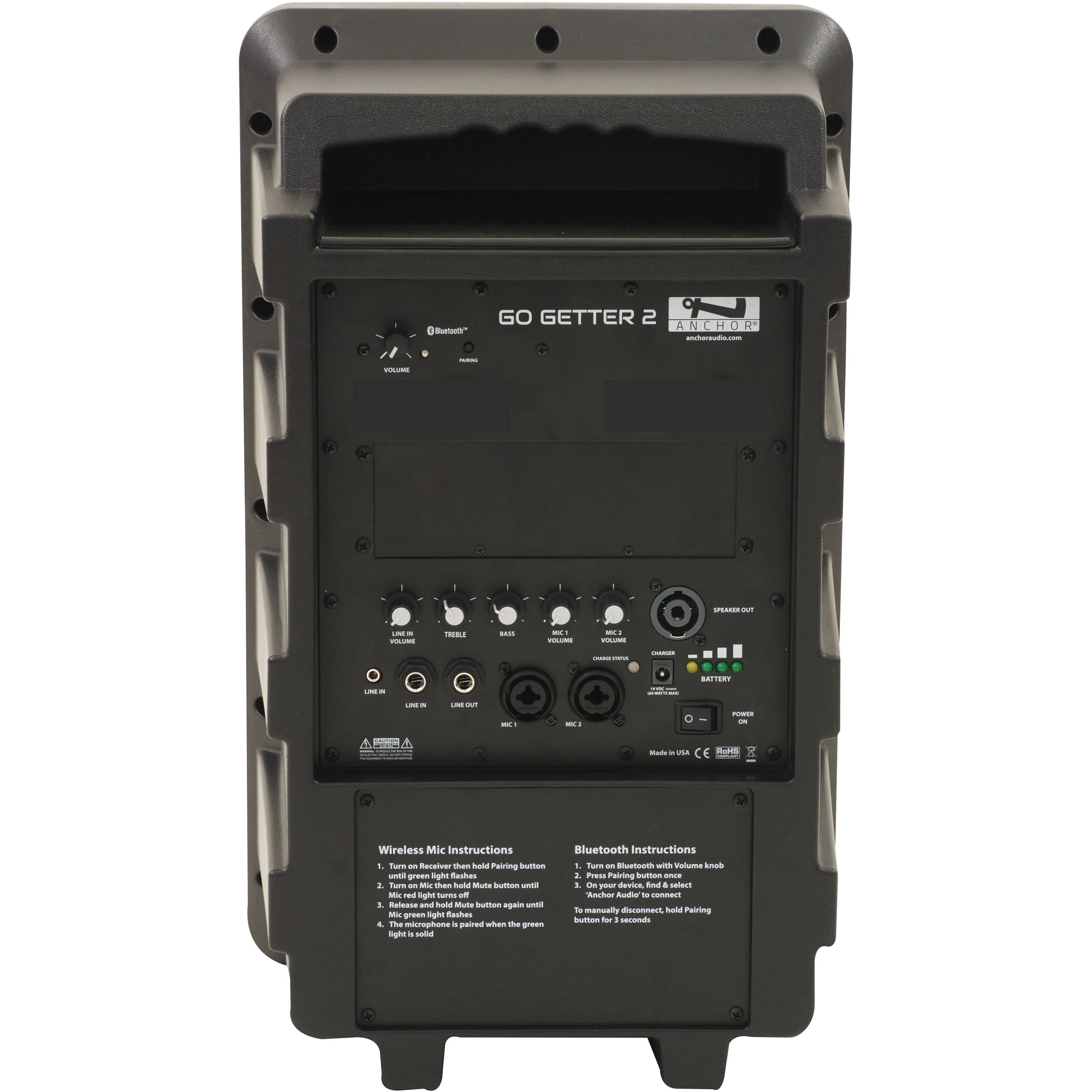 Anchor Audio GG2 Go Getter Portable Sound System with Bluetooth - Image 5