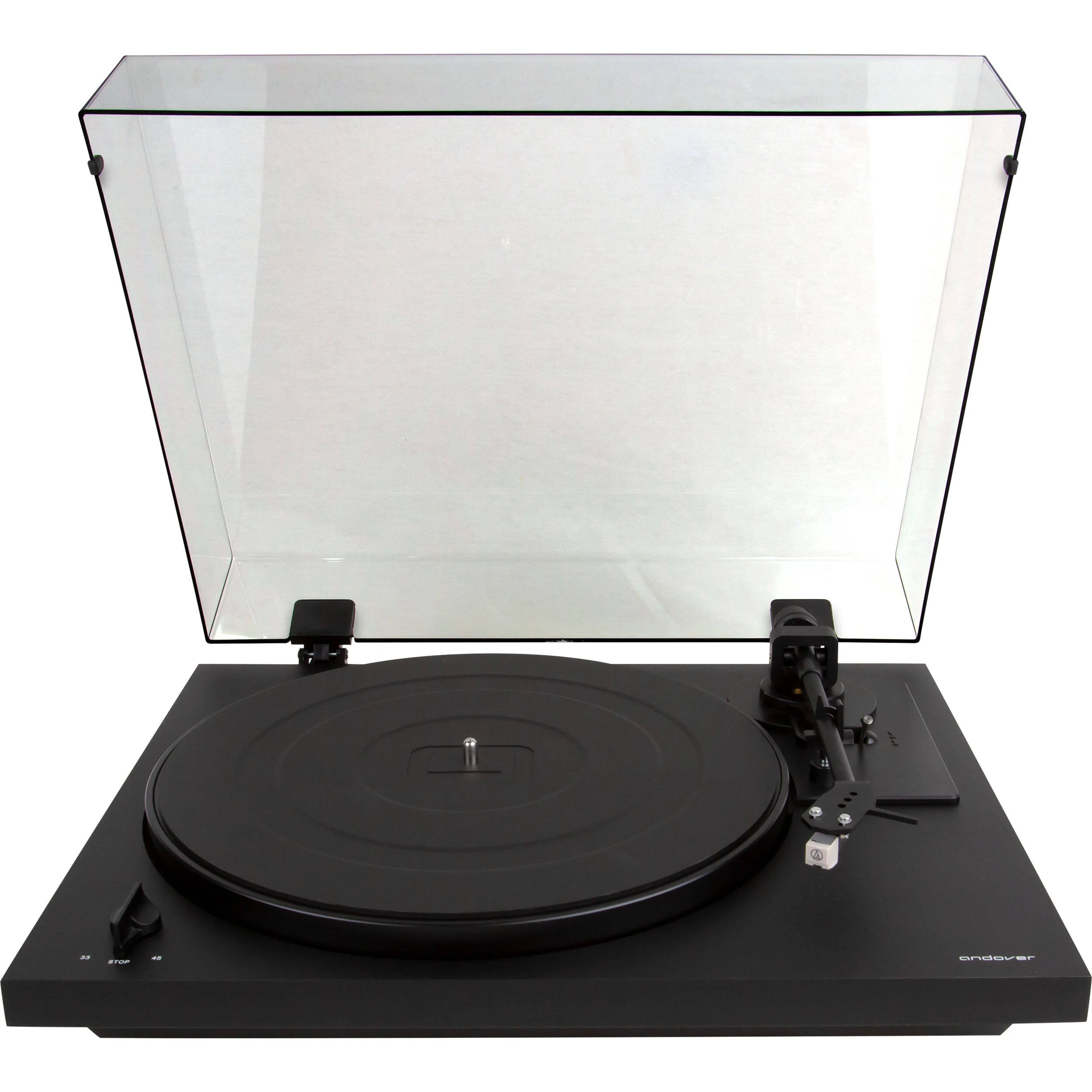 Andover Audio SpinDeck 2 Semi-Automatic Two-Speed Turntable (Black) - Image 2