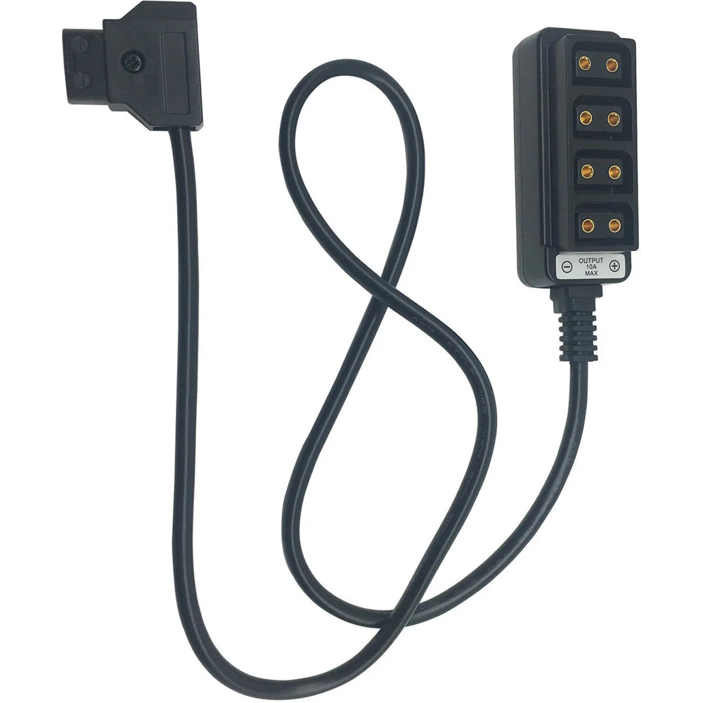 ANDYCINE Male D-Tap to 4-Port Female D-Tap Splitter Cable (Coiled) - Image 10