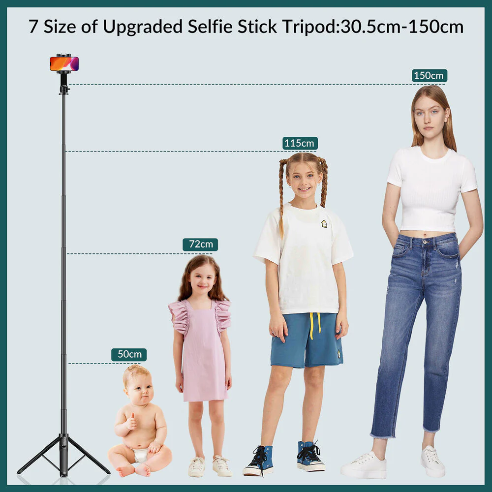 Apexel APL-D10 Multifunctional Selfie Stick (5') - Image 3