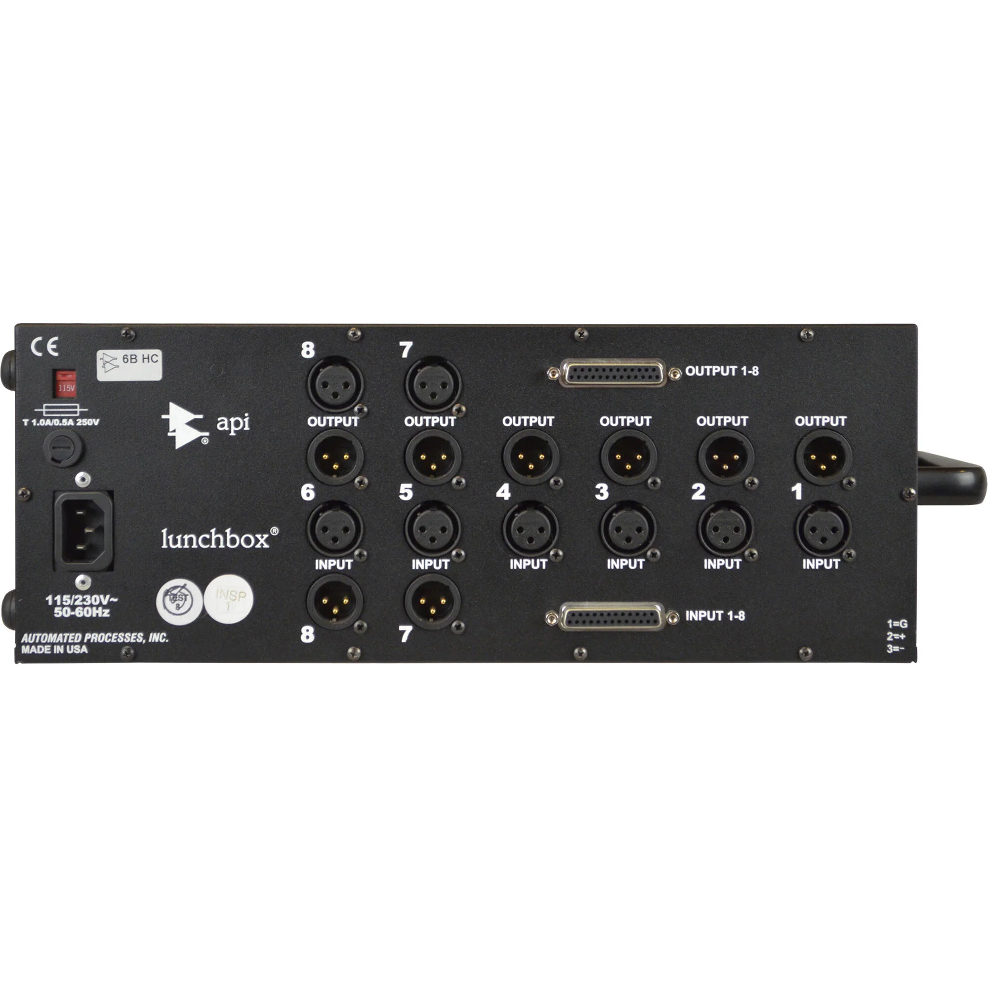 API AUDIO 500-6B Lunchbox 6-Slot 500-Series Rack Chassis - Image 2
