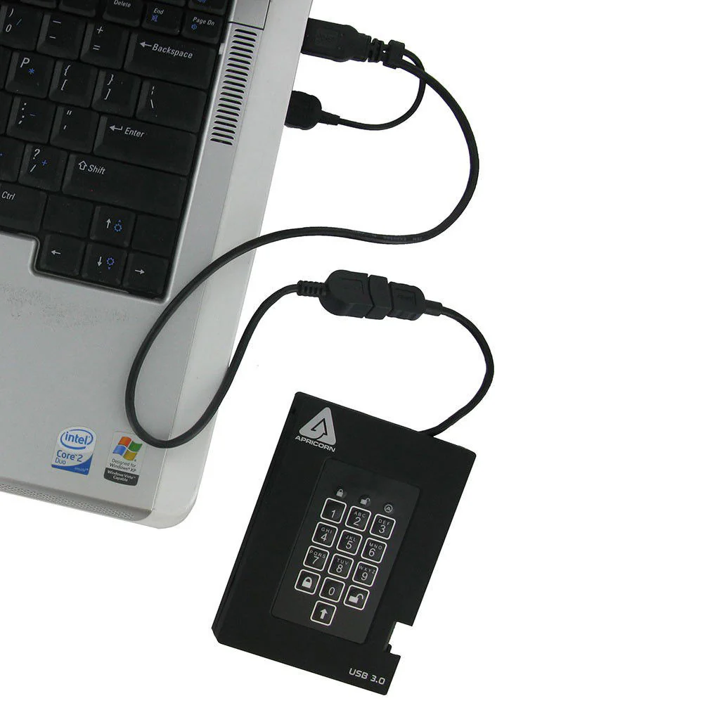 Apricorn 1TB Aegis Fortress Padlock USB 3.0 SSD - Image 5