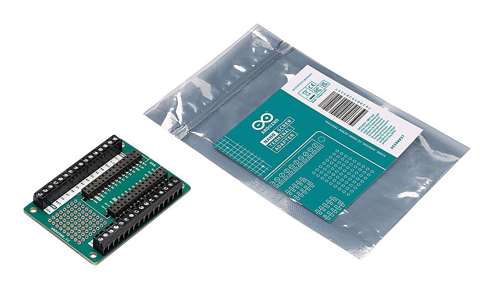 ARDUINO ASX00037 Screw Terminal Adapter, 32 Screw Terminal Connections, 9x8 Grid, Nano Family Boards GTIN UPC EAN: 7630049203297 - Image 4