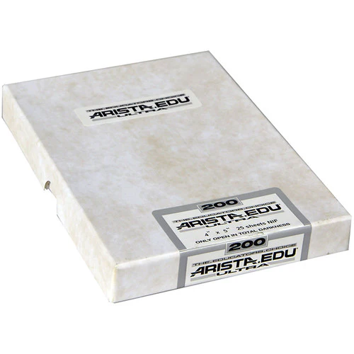 Arista EDU Ultra 200 Black and White Negative Film (8 x 10", 50 Sheets) - Image 3