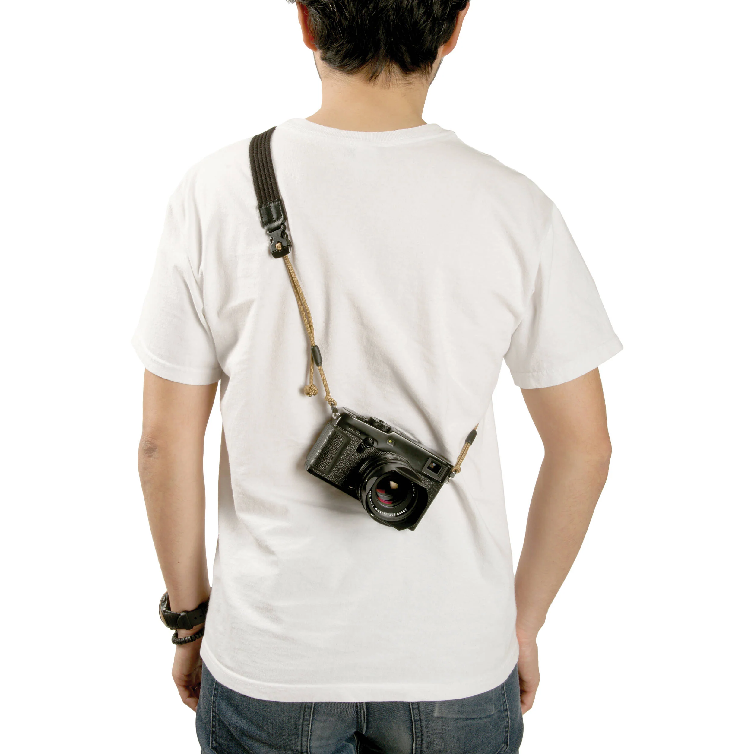 Artisan & Artist Wide Length Parachute Cord Strap (Tan) - Image 4