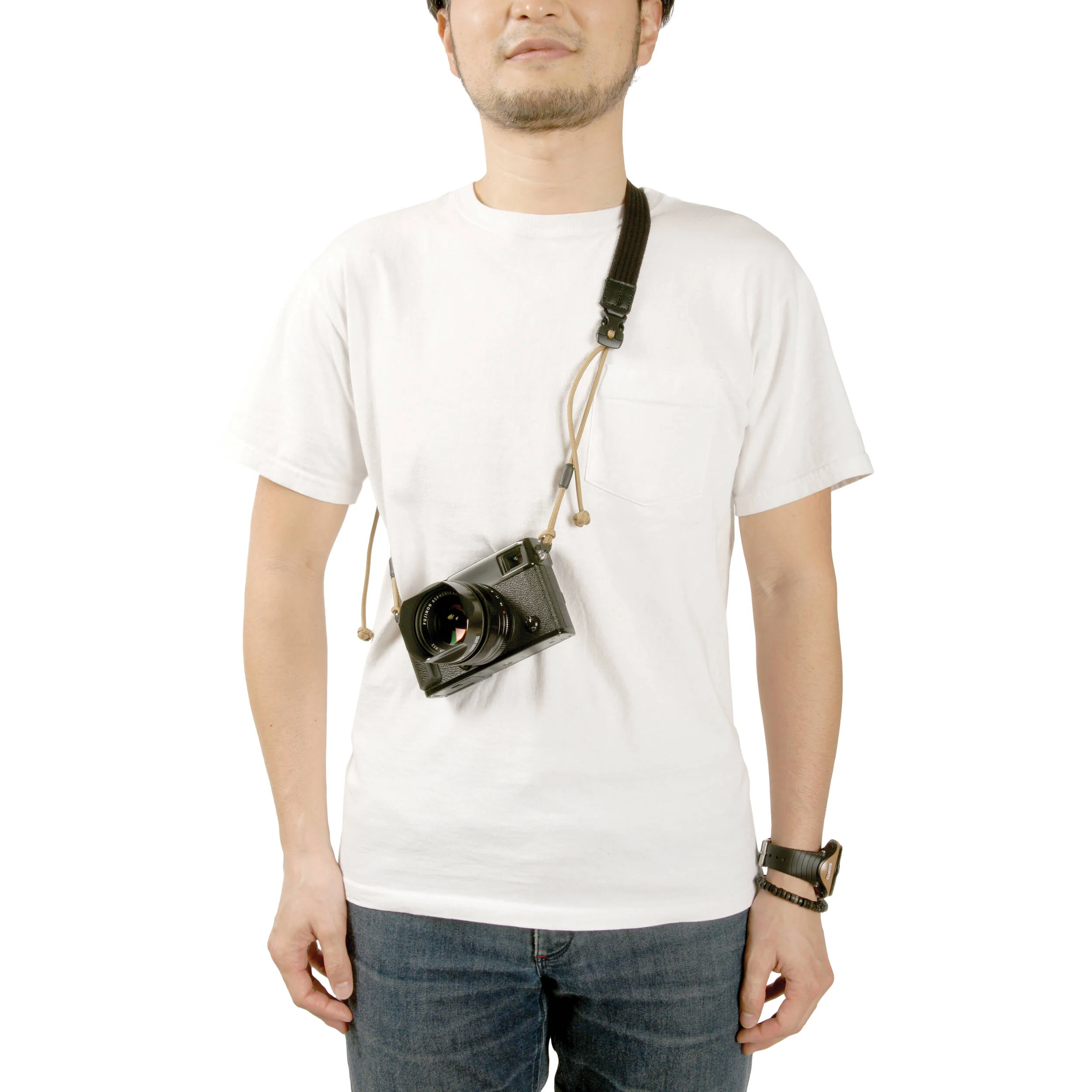 Artisan & Artist Wide Length Parachute Cord Strap (Tan) - Image 5