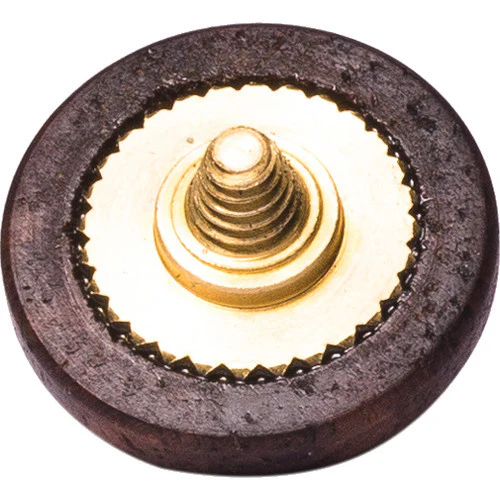 Artisan Obscura Soft Shutter Release Button (Small Convex, Threaded, Walnut Wood) - Image 3
