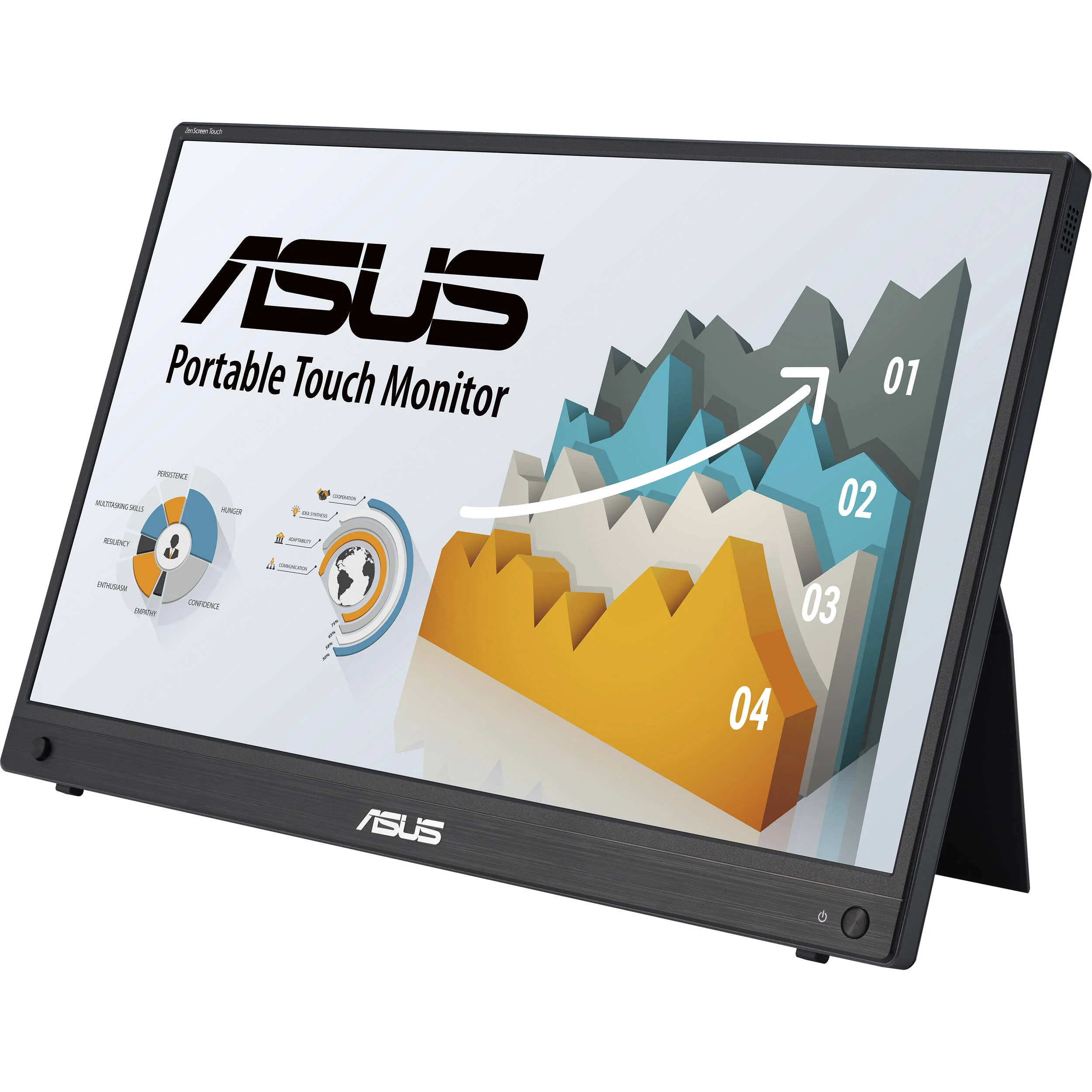 ASUS ZenScreen Touch MB16AMTR 15.6" Multi-Touch Portable Monitor - Image 3