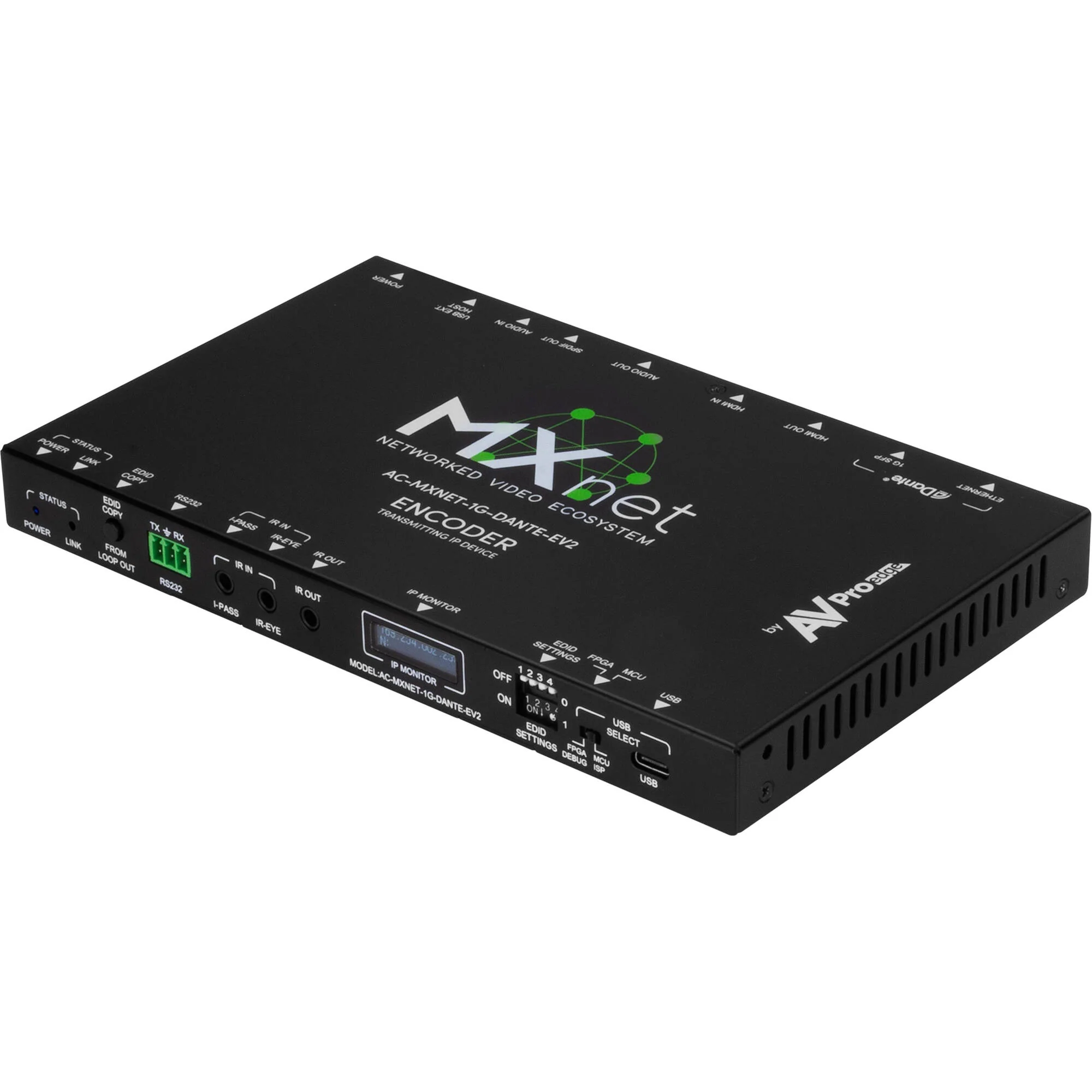 AVPro Edge MXNet 1G Evolution II Dante Encoder - Image 2