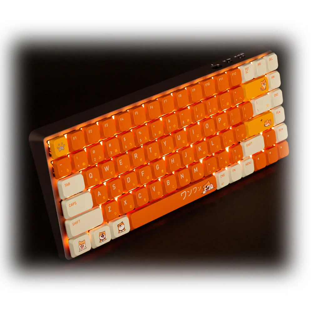 AZIO Cascade 75% Layout Slim Keycaps (Shiba Dark) - Image 5