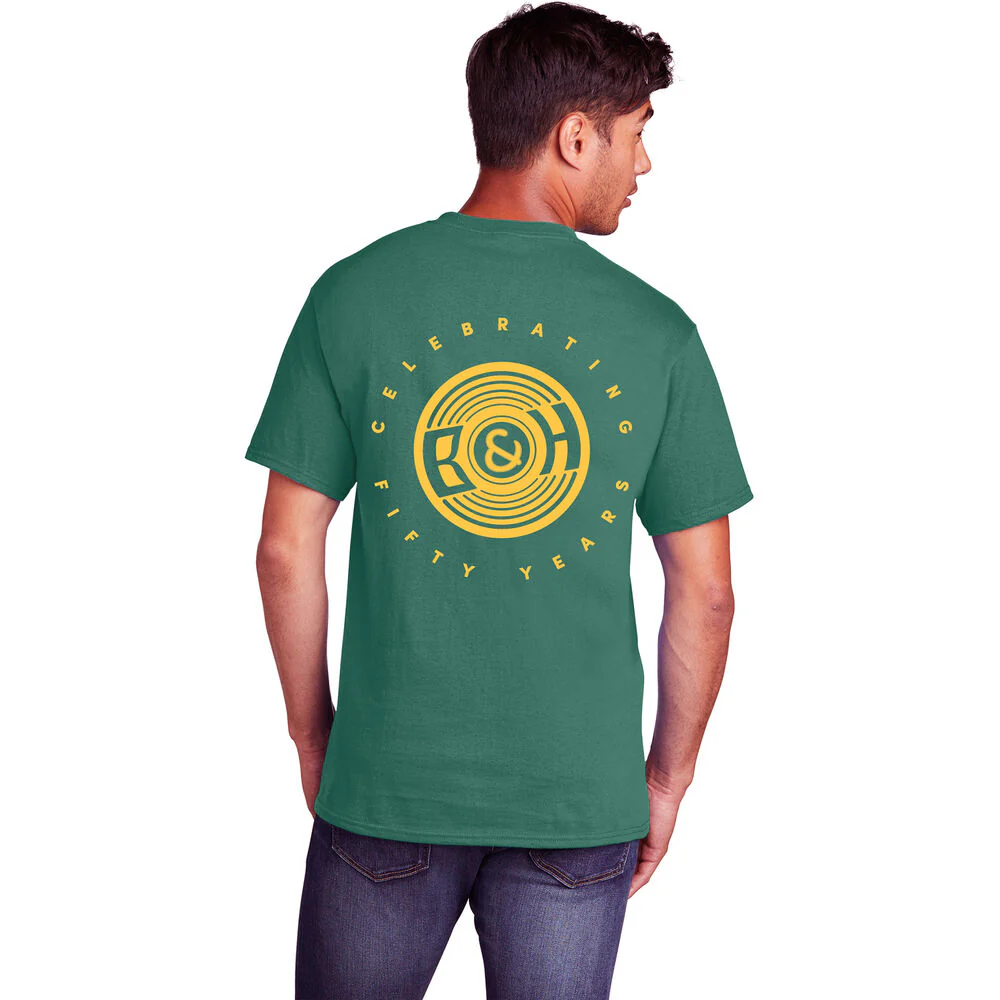B&H Photo Video Commemorative T-Shirt with 1973 B&H Logo Graphics (Green, Large, Special 50th Anniversary Edition) - Image 2