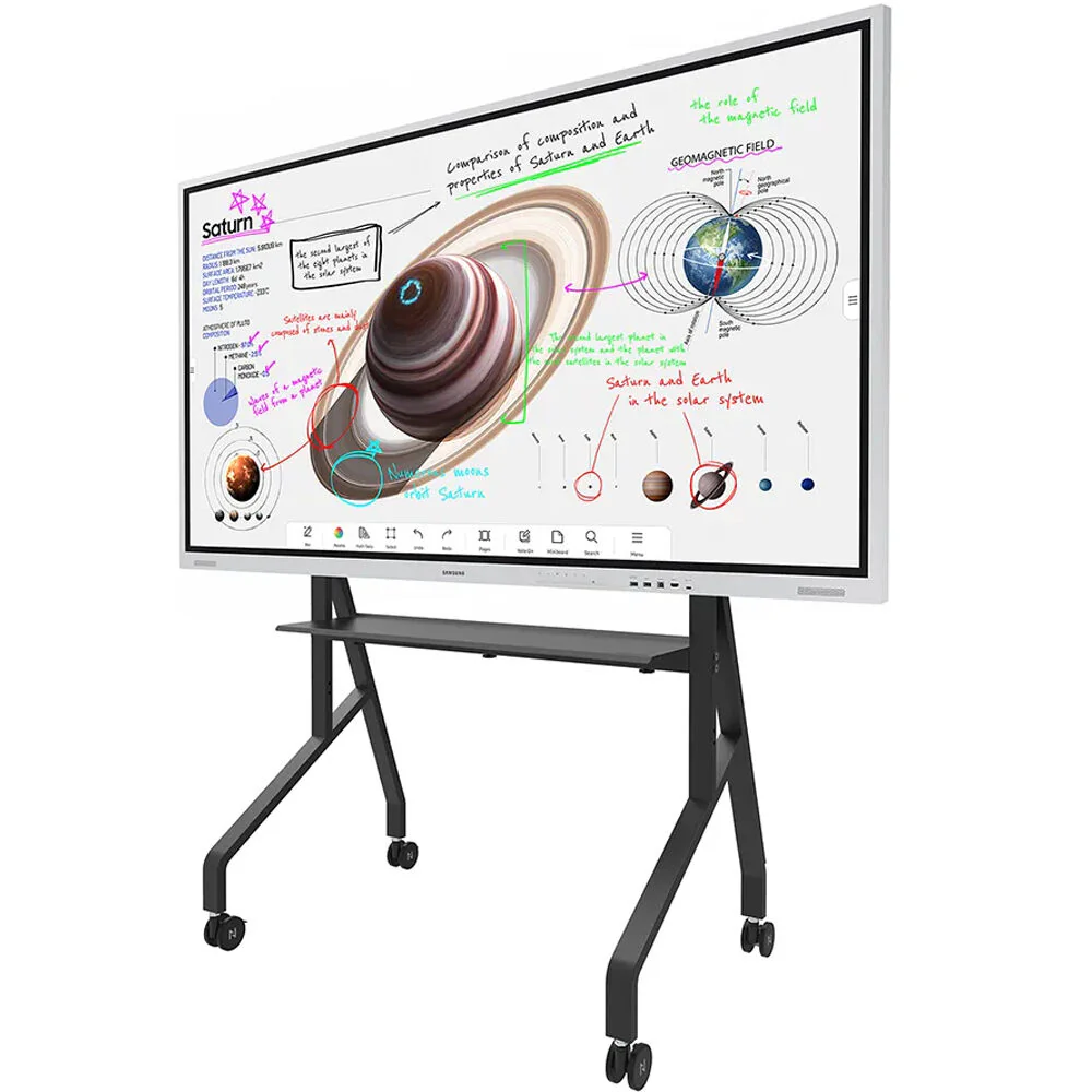 B-Tech Neomounts Mobile Floor Stand for 55 to 86" Displays (Black) - Image 6