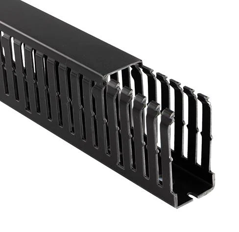 Betaduct 10490104Y 10490104Y Trunking Narrow Slot 75 mm (H) x 100 (W) 2 m (L) Black PVC