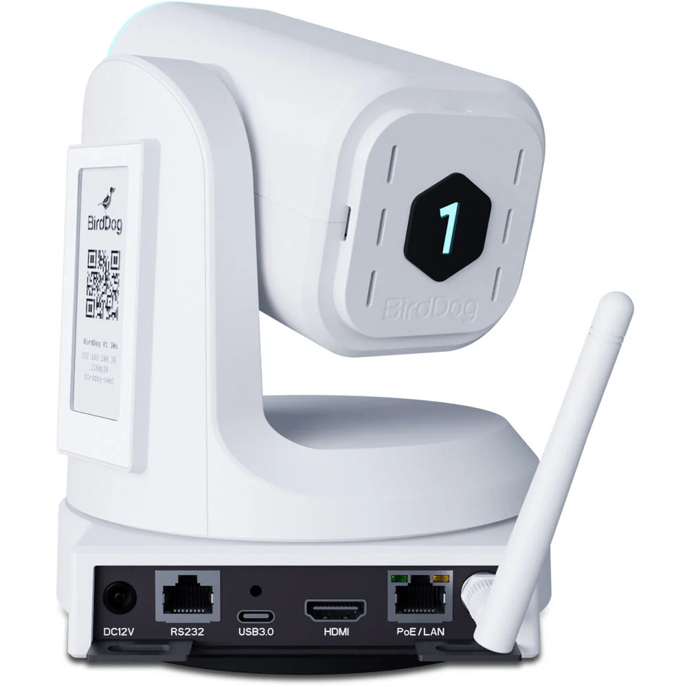BirdDog X1 PTZ Camera with 30x Optical Zoom (White) - Image 4