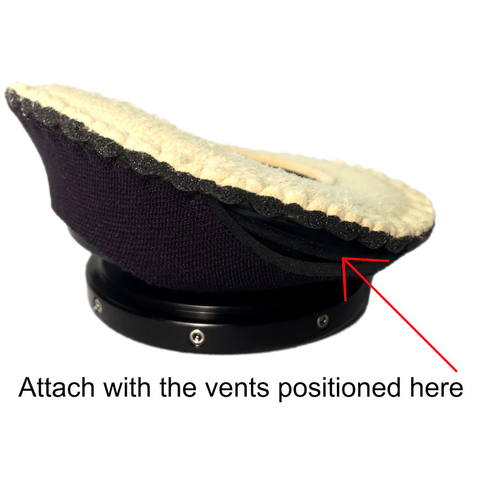 Bluestar Mid Round Viewfinder Eyecushion for ALEXA & AMIRA (Ultrasuede, Blue) - Image 3