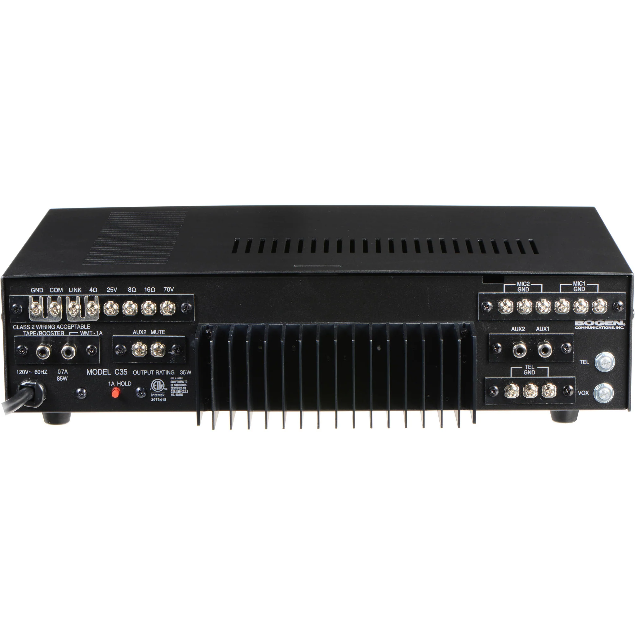 Bogen Communications C35 Classic Series Public Address Amplifier 35W - Image 3