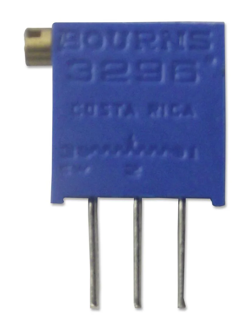 BOURNS 3296X-1-200LF Trimmer Potentiometer, 20 ohm, 500 mW, � 10%, Trimpot 3296 Series, 25 Turns, Through Hole