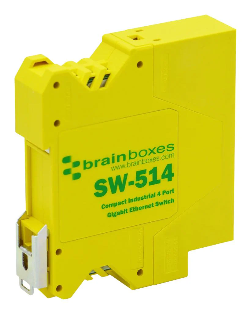 Brainboxes SW-514. SW-514. Ethernet Switch Gigabit RJ45 X 4 New - Image 2