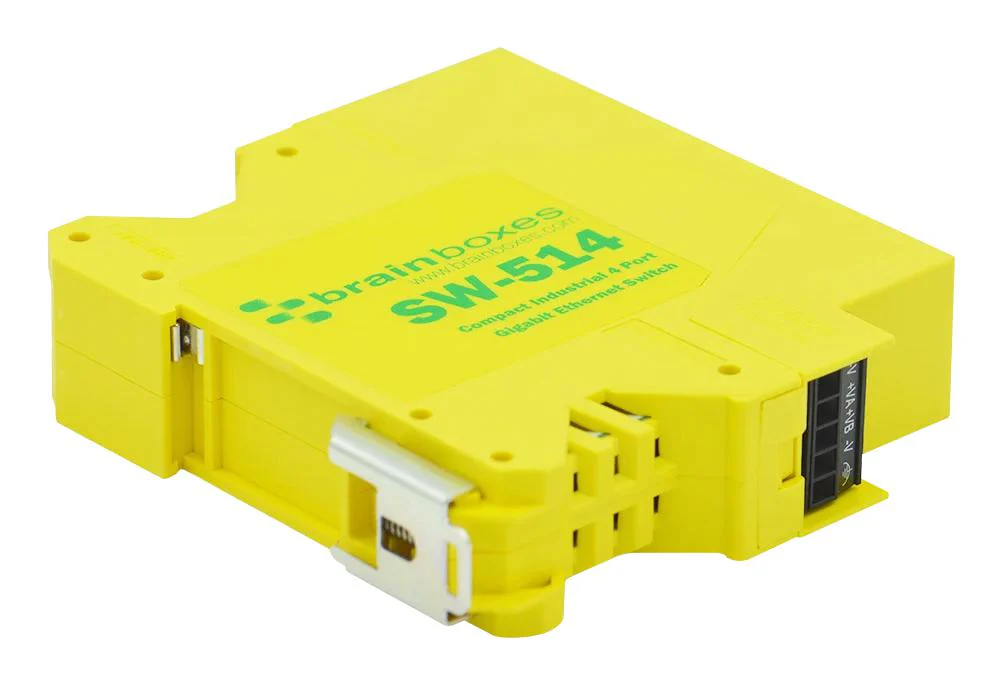 Brainboxes SW-514. SW-514. Ethernet Switch Gigabit RJ45 X 4 New - Image 4