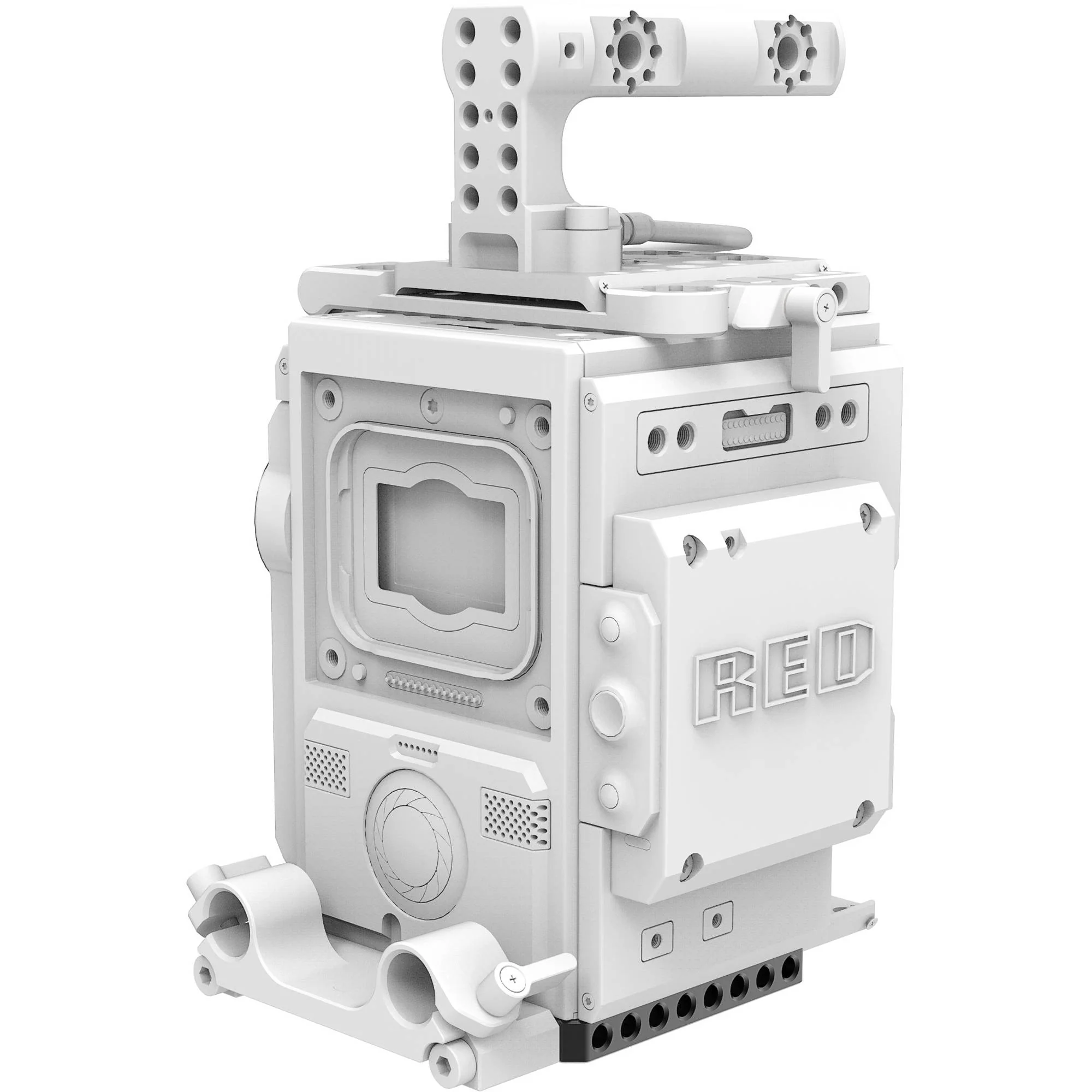 Bright Tangerine Baseplate Core for RED DSMC2 Cameras - Image 5