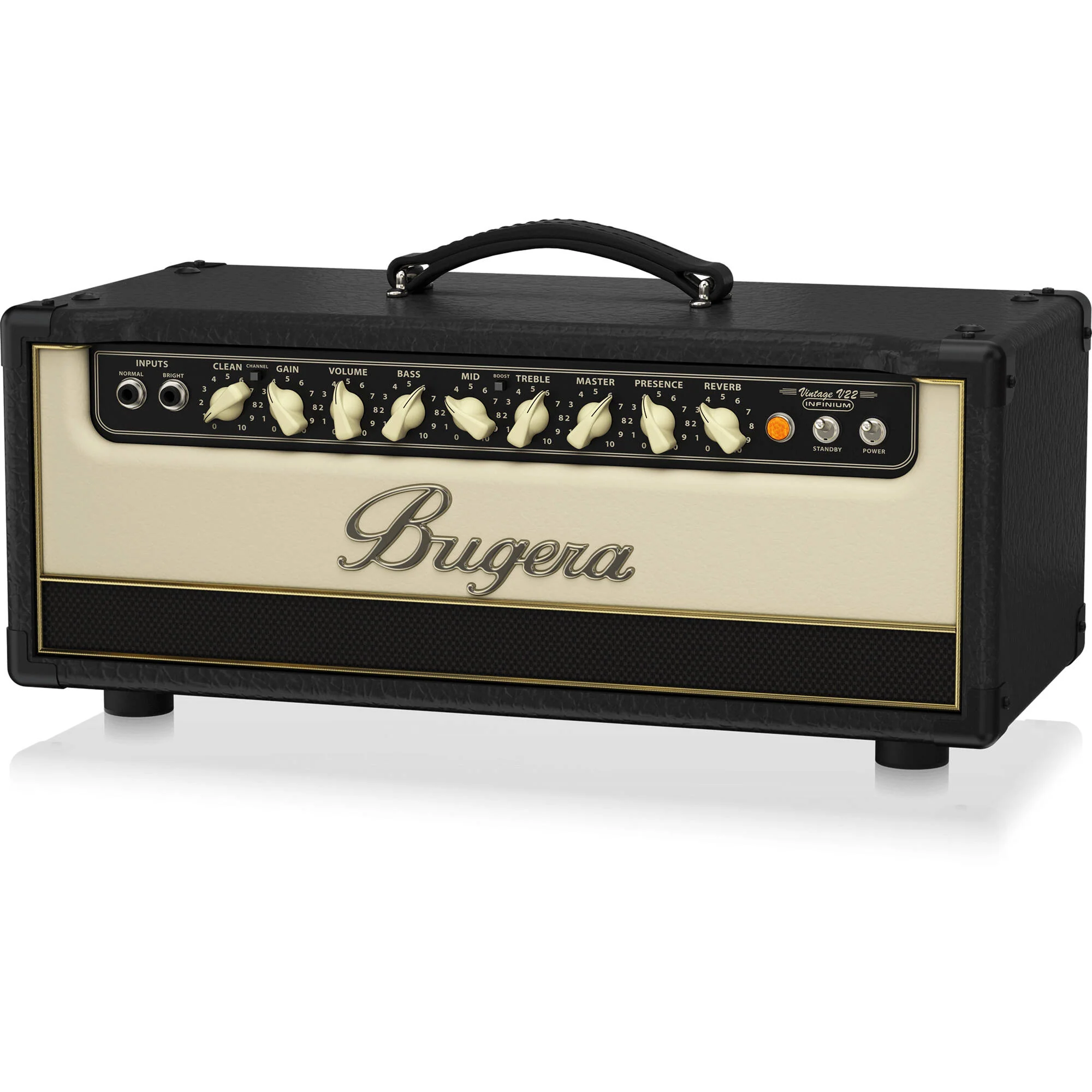 Bugera Vintage V22HD INFINIUM 22W 2-Channel Tube Amplifier Head - Image 3