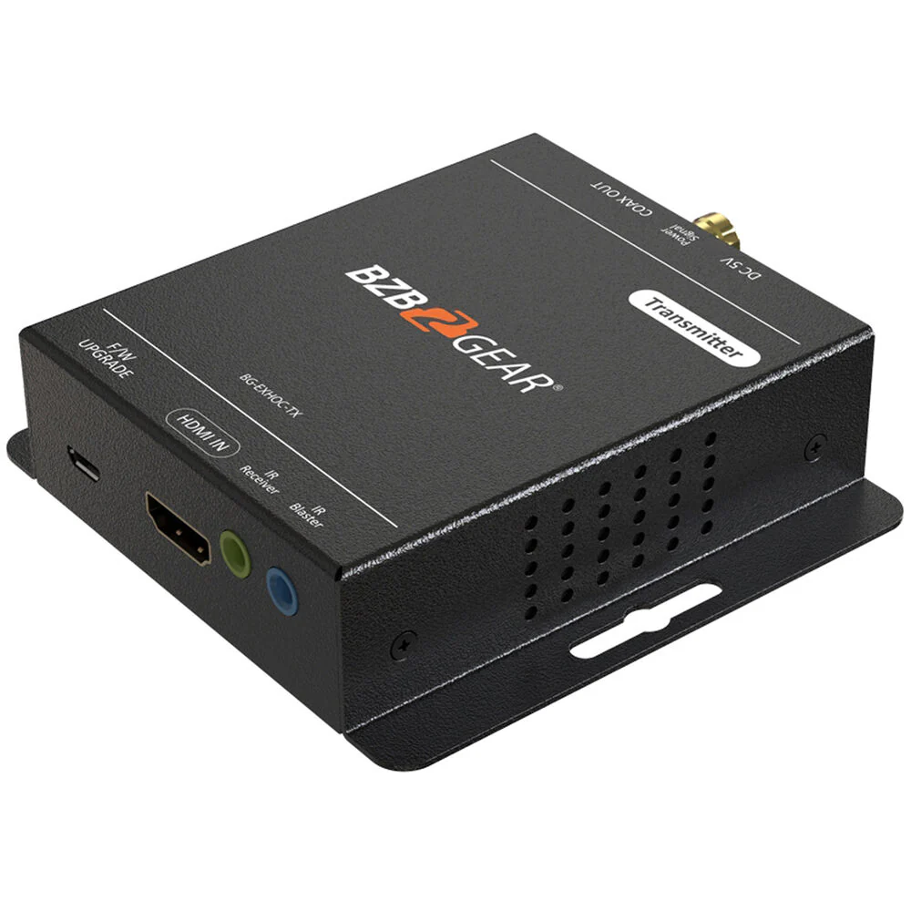 BZBGear 4K HDMI 2.0 Extender over Single Coaxial Cable with Bidirectional IR - Image 4